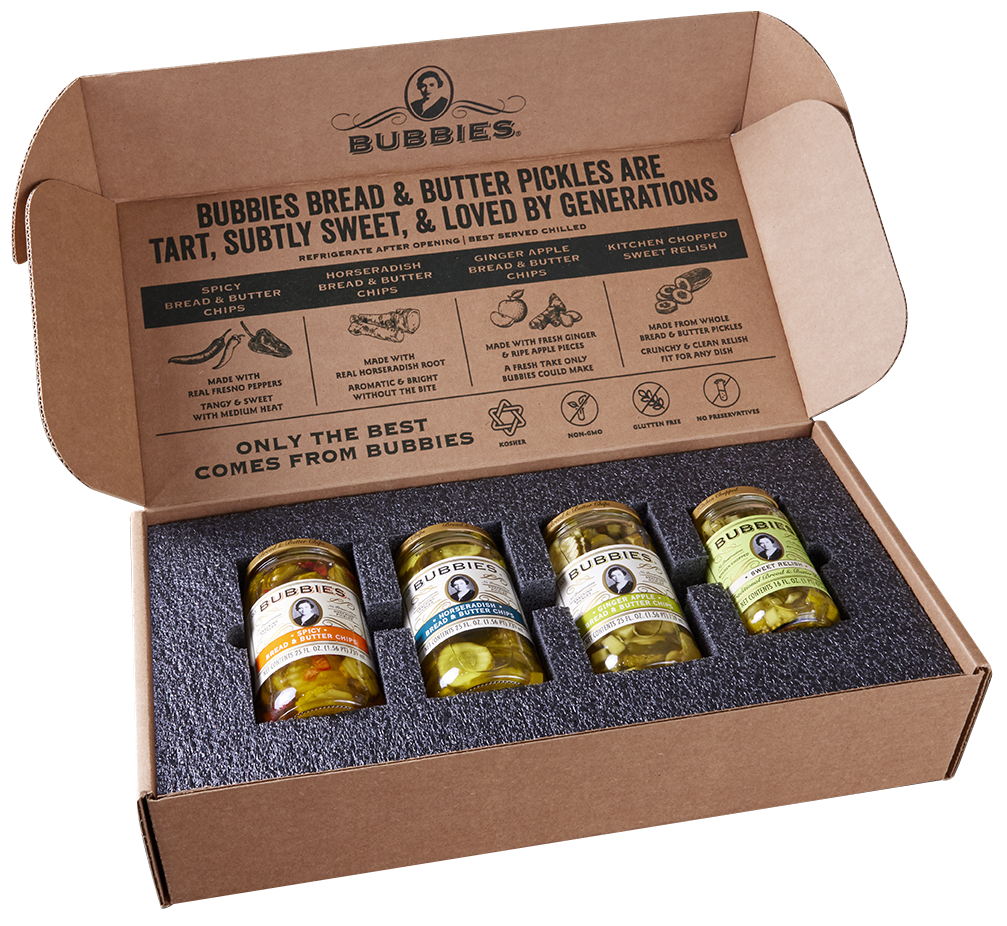 Bubbies Bread & Butter Pickle Set Bubbies Fine Foods