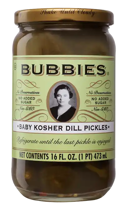 Bubbies Baby Kosher Dill Pickles 16 oz.