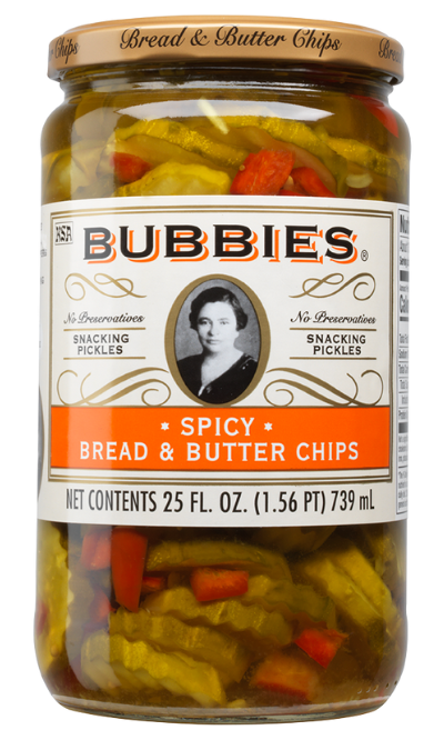 Bubbies Spicy Bread and Butter Chips